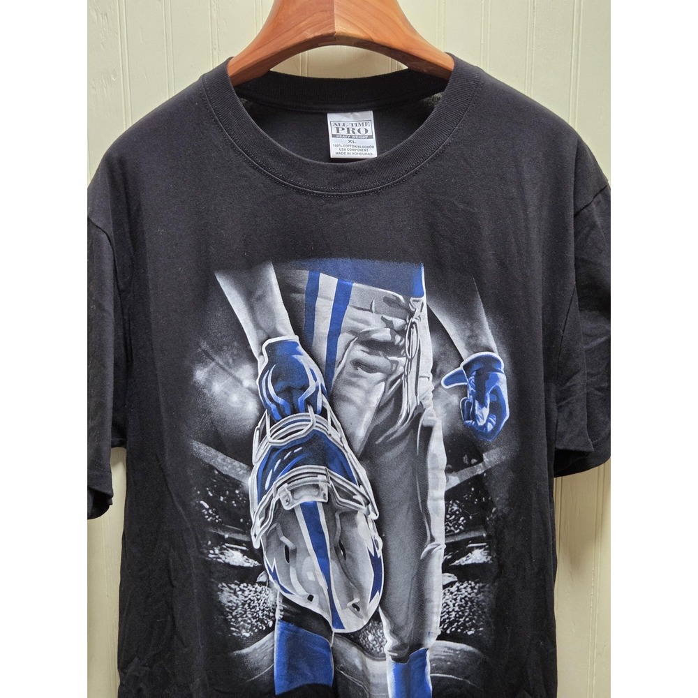 All Time Pro Shirt Mens XL Black Football Player Helmet W DemBoyz Graphic Tee